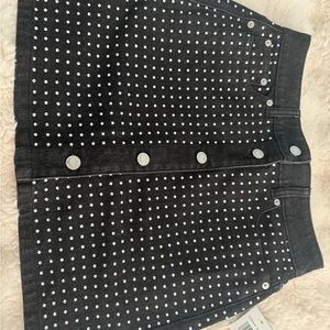 Michael Kors Black Studded Mini Skirt